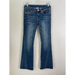 True Religion Womens Bootcut Jeans Size 29 Made In USA 100% Cotton Classic